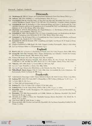 England (Nr. 129-136)