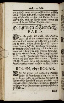 Das Königreich Franckreich.
