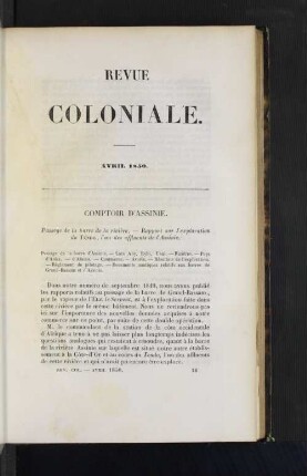 Comptoir d'Assinie.
