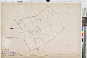 Walstedde (Drensteinfurt), Flurbereinigung Walstedde, Bl. 4 Zuteilungskarte Walstedde Flur 23