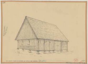 Stevertal bei Nottuln (Kreis Münster): Hof Schulte Tilling. Scheune (Ansicht)
