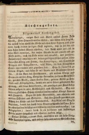 Kirchengebete