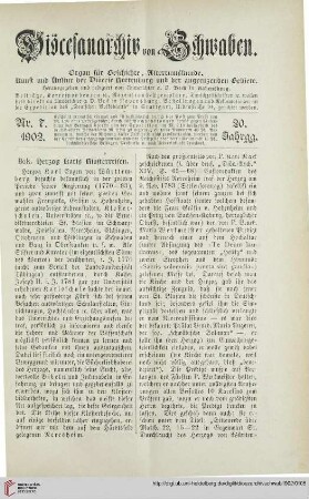 20: Herzog Karls Klosterreisen