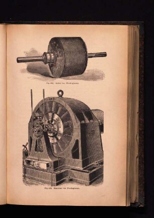 Fig. 412 Anker von Westinghouse. Fig. 413 Maschine von Westinghouse.