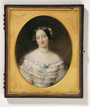 Herzogin Alexandrine von Sachsen-Coburg und Gotha (1820-1904) in jungen Jahren