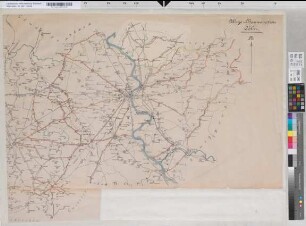 [Karte der] Wegebauinspektion Köln [Düren-Zülpich- Rommerskirchen-Burscheid-Engelskirchen-Siegburg].