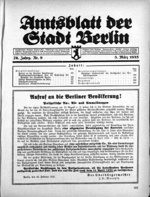 1935,9: Nr. 9, 3. März 1935