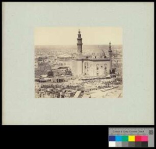 Cairo. Rumêleplatz mit Moschee des Hasan.