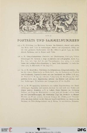 Porträts und Sammelnummern (Nr. 175-178)
