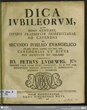 Dica Iubileorum