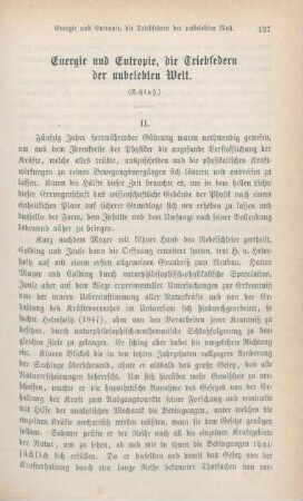 137-158 Energie und Entropie, die Triebfedern der unbelebten Welt : Schluß