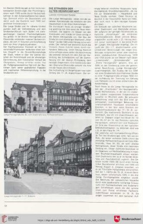 Die Strassen der alten Heinrichstadt