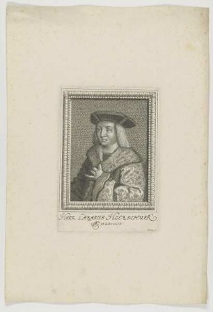 Bildnis des Lazarus Holzschuer