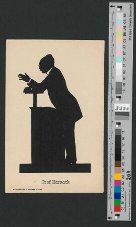 Prof. [Adolf] Harnack