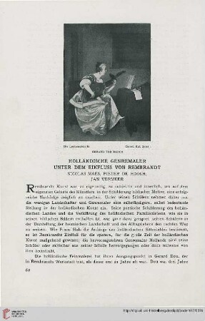 Holländische Genremaler unter dem Einfluss von Rembrandt