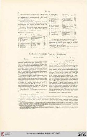 L'affaire Frédéric van de Kerkhove