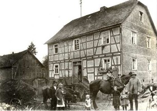 Wohnhaus (Wohngebäude, Fachwerk); Burgwald, Im Hohlen Weg 2