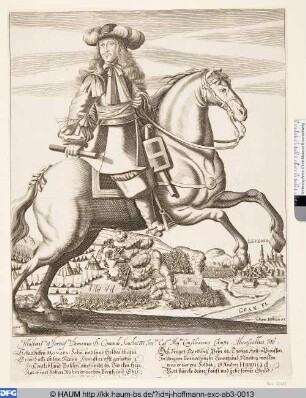 Ludwig Raduit Graf de Souches zu Pferde