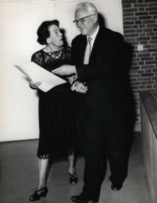 Mary Wigman und Dr. Hans Schüler