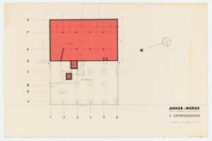 Anker-Werke Bayreuther Straße 35, Berlin-Schöneberg: Grundriss 2. Untergeschoss 1:100