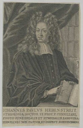Bildnis des Iohannes Paulvs Hebenstreit