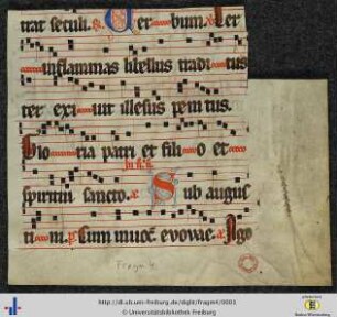 Fragment aus Antiphonarium