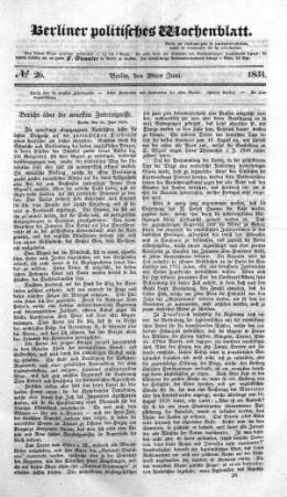 No 26, 28. Juni 1834