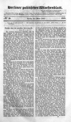 No 26, 28. Juni 1834