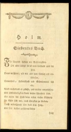 Siebentes Buch