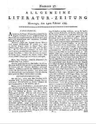 [Friedel, J.]: Galanterien Wiens. T. 1-2. Auf einer Reise gesammelt, und in Briefen geschildert von einem Berliner [i.e. J. Friedel]. [Wien] 1784