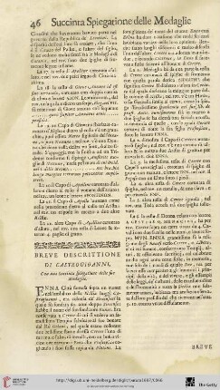 Breve descrittione di Castrogioanni