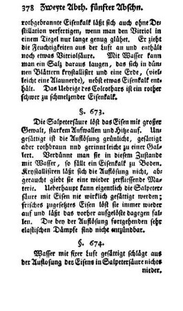 Eisen mit den übrigen Säuren, und den Laugensalzen (§§. 673-678)