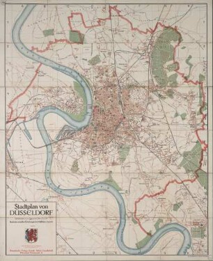 Stadtplan von Düsseldorf