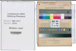 Entnazifizierung Josef Merbeck , geb. 02.10.1891 (Elektromeister)