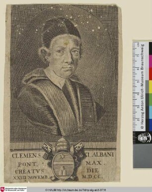 Clemens XI. Albani Pont. Max.