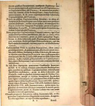 Sacra Congregatione Concilii Salisburgen. Capitulationum. : Inter Celsissimum Archiepiscopum, & Principem Salzburgi. Et Reuerendiss. Capitulum Metropolitanae. Facti