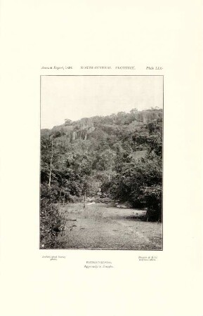 Plate LIX. North-central province. Ratmale-Kanda. Approach to temple.