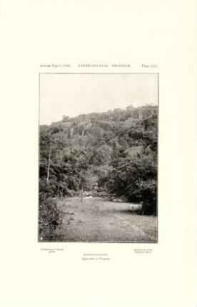Plate LIX. North-central province. Ratmale-Kanda. Approach to temple.