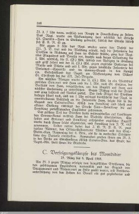 C. Verfolgungskämpfe bis Montdidier