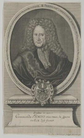 Bildnis des Ferdinandus Christophorus Harpprecht