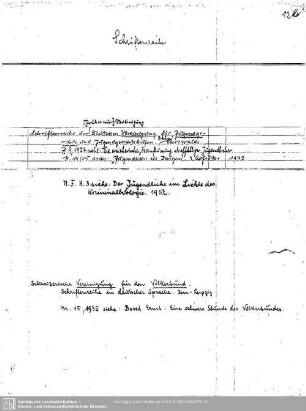 Schriftenreihe Vereinigung