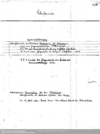 Schriftenreihe Vereinigung