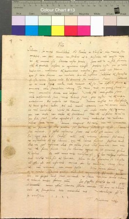 Luther an Nikolaus Hausmann. betrifft: - Zwickauer Propheten. - Wittenberger Unruhen