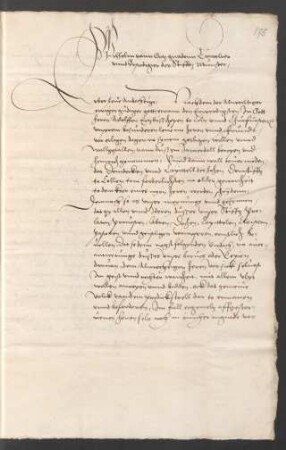 Brief an Domdechant und Kapitel zu Münster über den Tod Erzbischof Adolfs von Köln, Ahus 11.10.1556