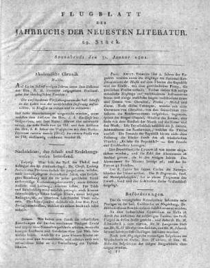 1801-01-31 : 29. Stück