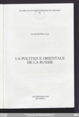 La politique orientale de la Russie
