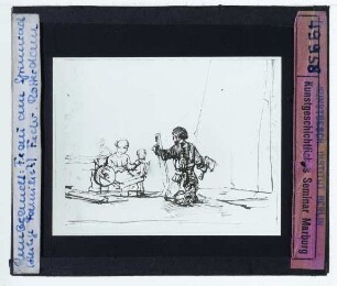 Rembrandt, Heilige Familie (Zeichnung Lippm. III,76) (Rotterdam BvB)