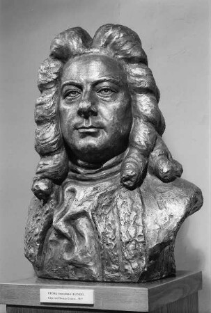 Büste Georg Friedrich Händel (1685-1759; Musiker, Komponist, Hofkapellmeister)