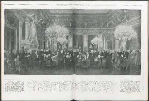 Cuadro de la histórica conferencia de la paz [Cuadro]