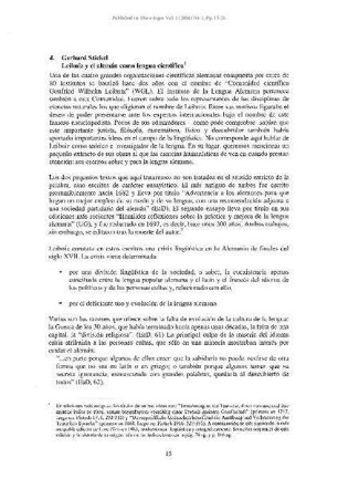 Leibniz y el alemán como lengua científica